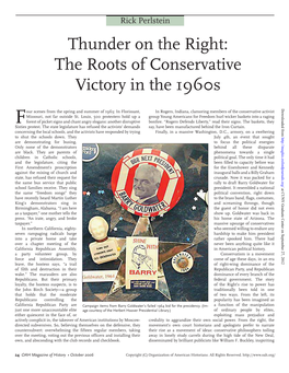The Roots of Conservative Victory in the 1960S