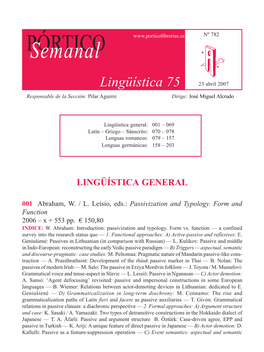 Linguistica 75