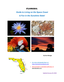FLORIDA: Guide to Living on the Space Coast & Fun in the Sunshine State!