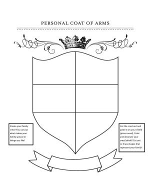 Create Your Family Crest! You Can Put What Makes Your Family Special Or