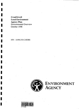 Croal/Irwell Local Environment Agency Plan Environmental Overview October 1998