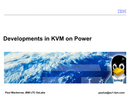 KVM on POWER7