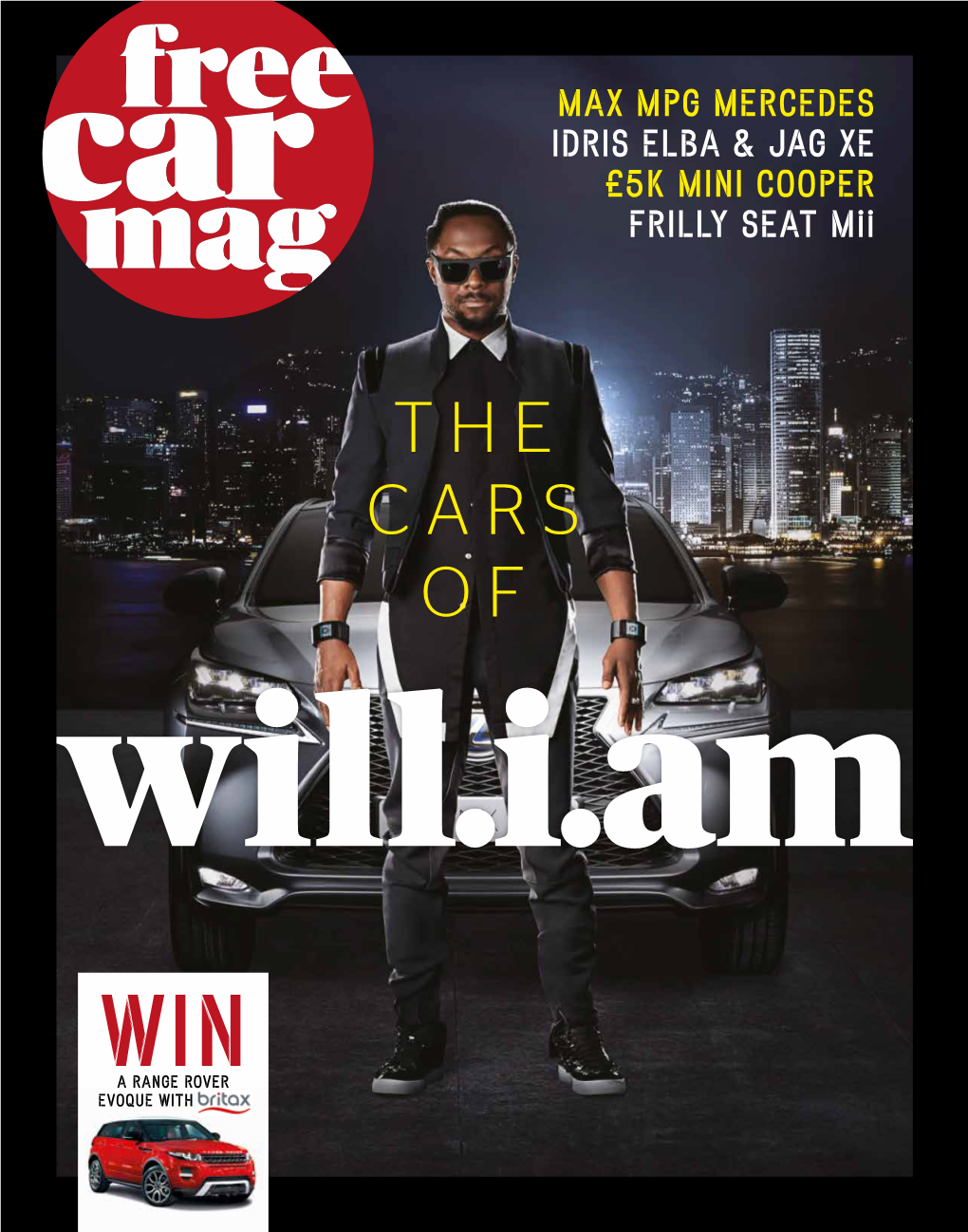 THE CARS of Will.I.Am WIN a RANGE ROVER EVOQUE with BRITAX