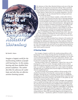 The Coming World of Hearing- Aid- Compatible Assistive Listening The