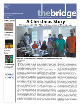 A Christmas Story Narrative Inspired by Miss Wanda, Writer at Door of Hope