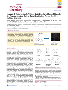 Imidazol-1-Ylethylindazole Voltage-Gated Sodium Channel