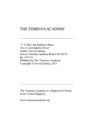 The Temenos Academy