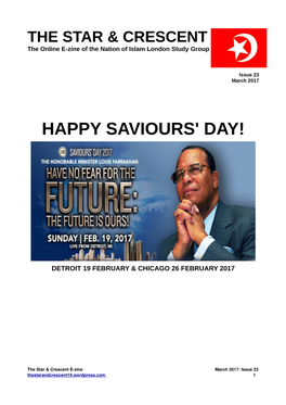 Happy Saviours' Day!