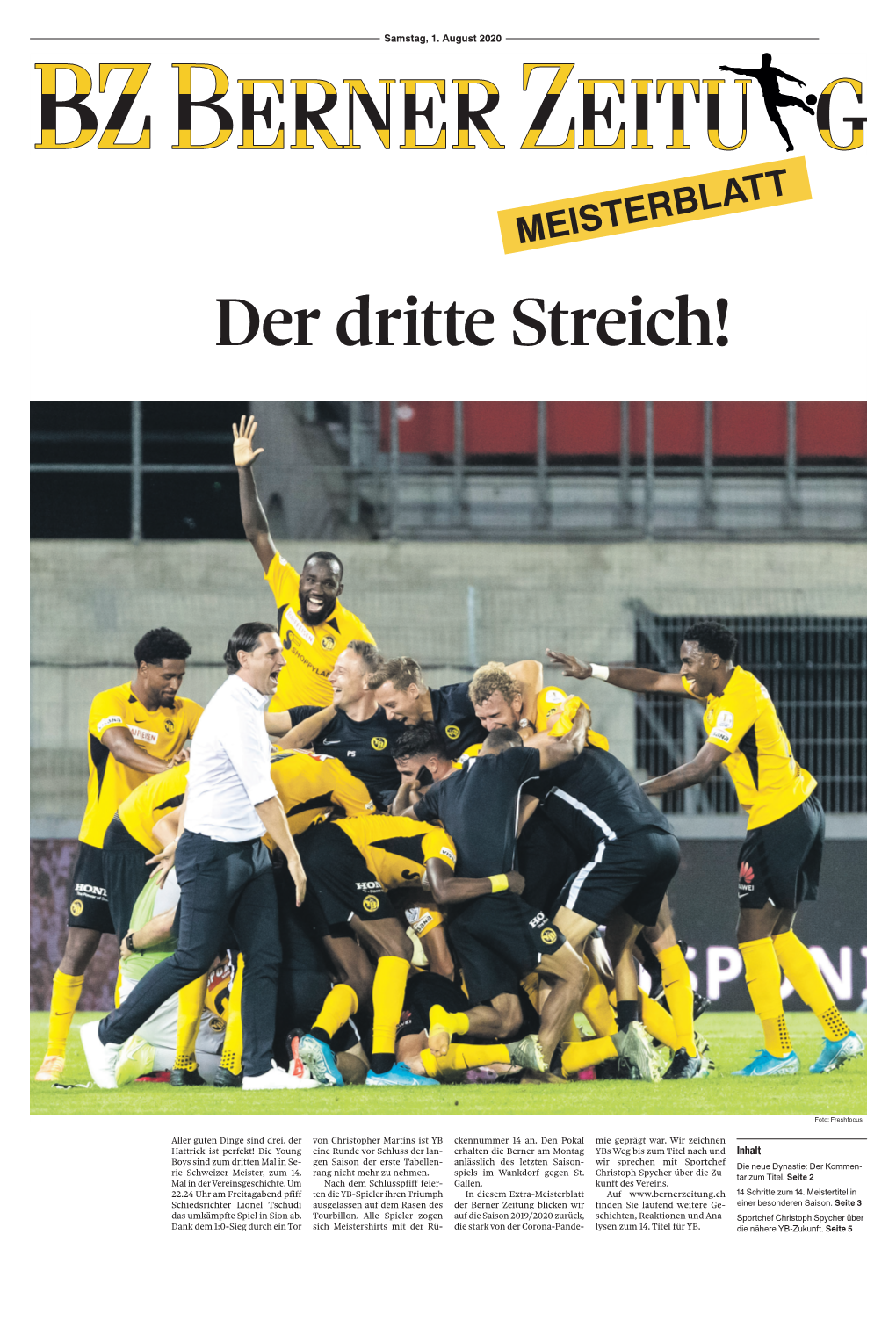 MEISTERBLATT Der Dritte Streich!