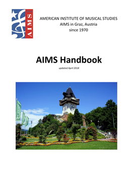 AIMS Handbook Updated April 2018