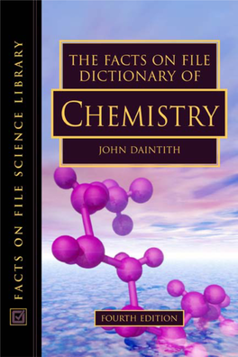 Facts on File DICTIONARY of CHEMISTRY