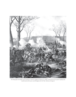 This Lithograph of the Battle of Fort Donelson, Tennessee (Fought On