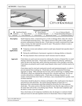 Erosion & Sediment: ES-13