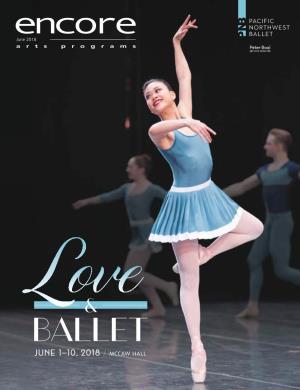 Love and Ballet at Pacific Northwest Ballet Encore Arts Seattle