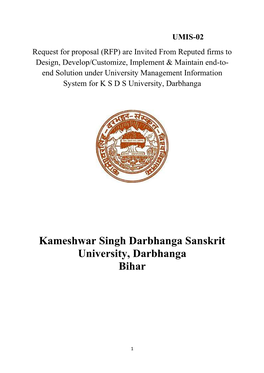 Kameshwar Singh Darbhanga Sanskrit University, Darbhanga Bihar