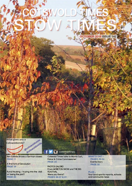Cotswold Times Stow Times October 2015 Issue 142