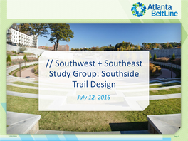 Southside Trail Design July 12, 2016