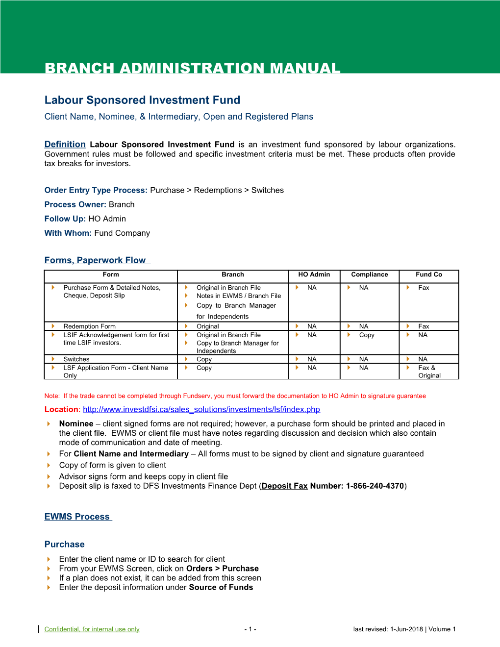 Labour Sponsored Investment Fund