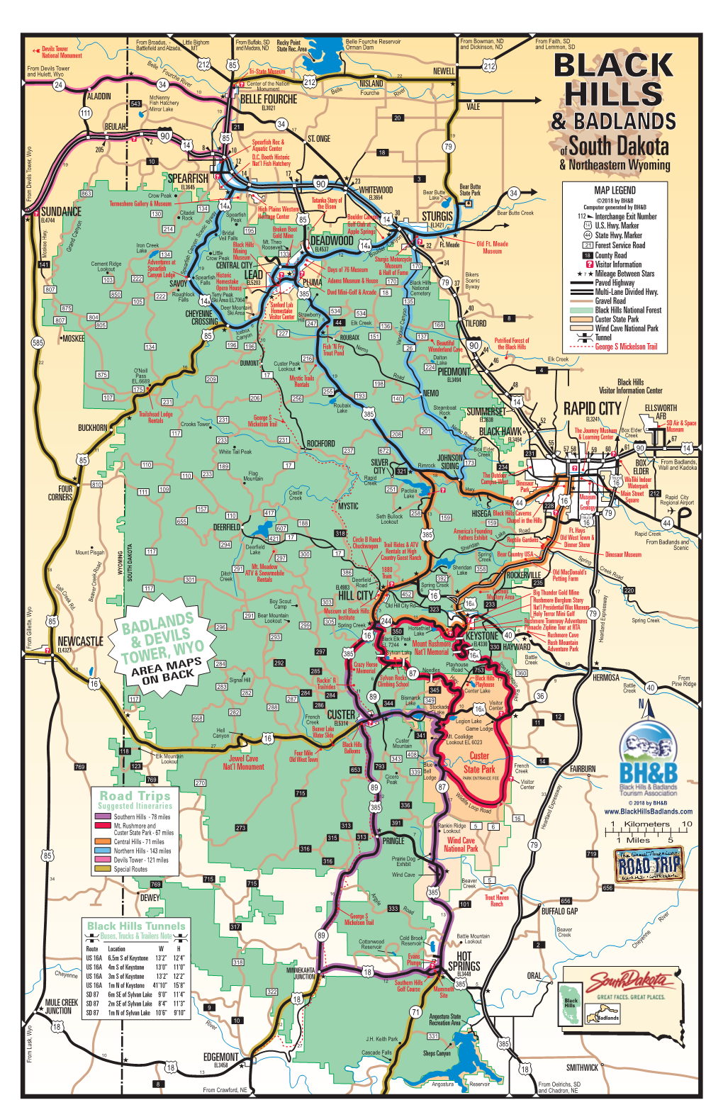 Map of the Hills