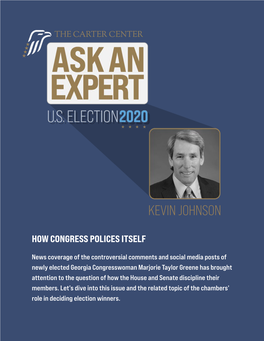 Kevin Johnson on How Congress Polices Itself