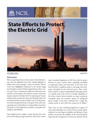 State Efforts to Protect the Electric Grid