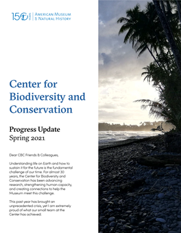 Center for Biodiversity and Conservation
