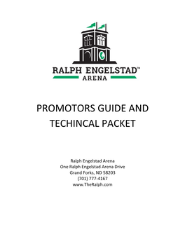 Promotors Guide and Techincal Packet