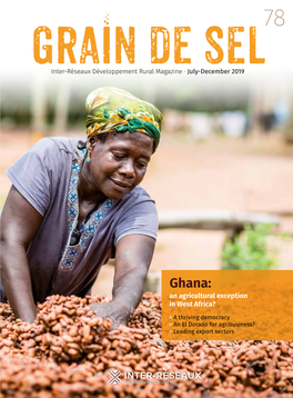 Ghana: an Agricultural Exception in West Africa?