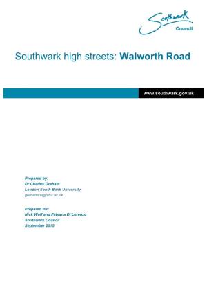 Southwark High Streets: Walworth Road