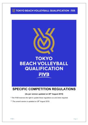Specific Competition Regulations