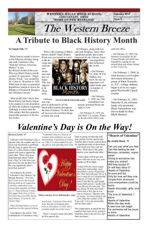 The Western Breeze a Tribute to Black History Month