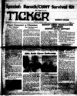 The Ticker, March 7, 1972