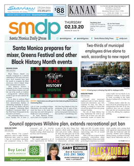 Santa Monica Prepares for Mixer, Greens Festival and Other Black