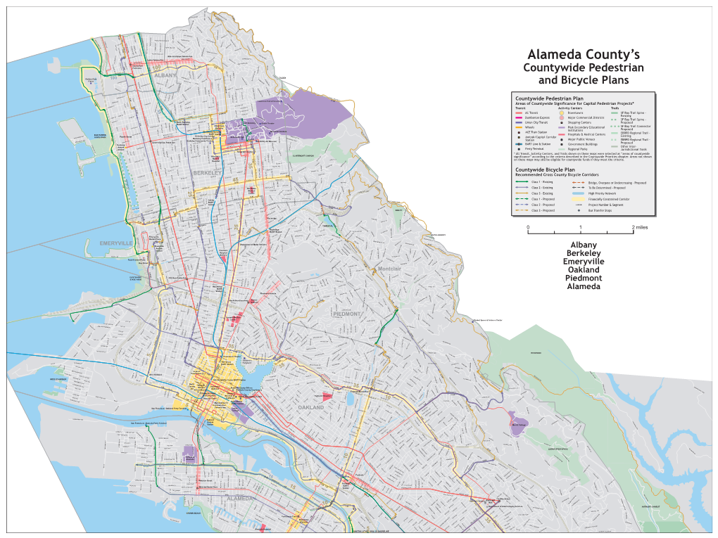 Map 1: Albany, Berkeley, Emeryville, Oakland, Piedmont, Alameda