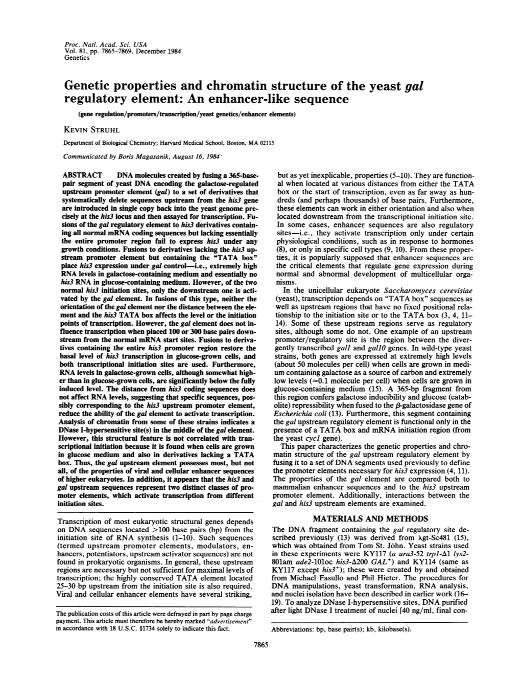 Struhl, 1984 PNAS.Pdf