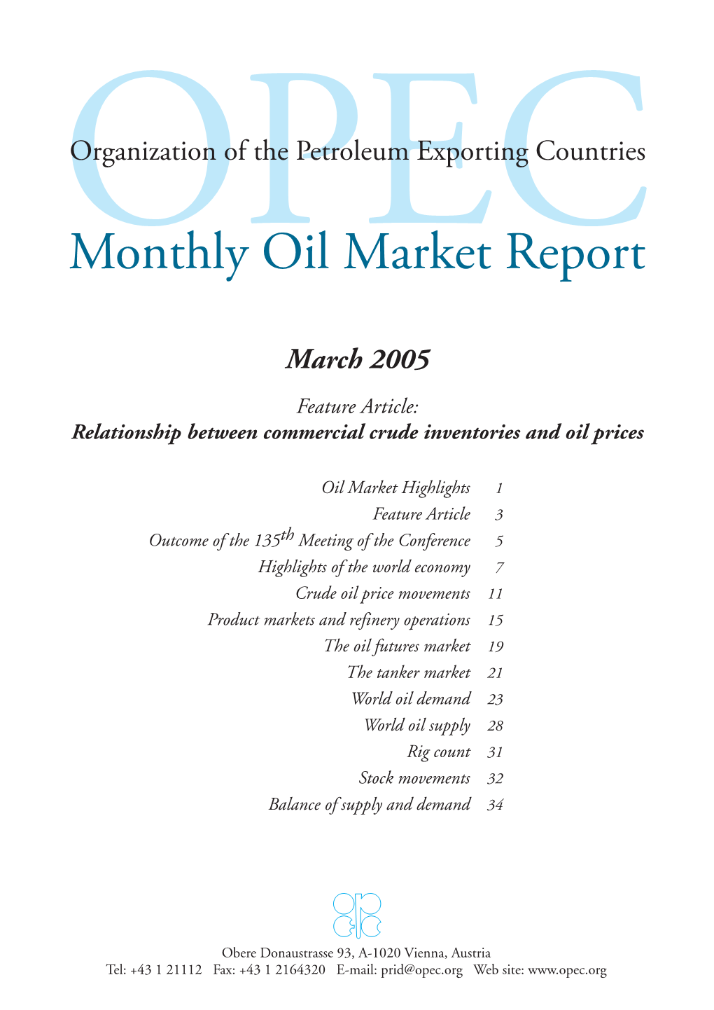 Monthly Oil Market Report