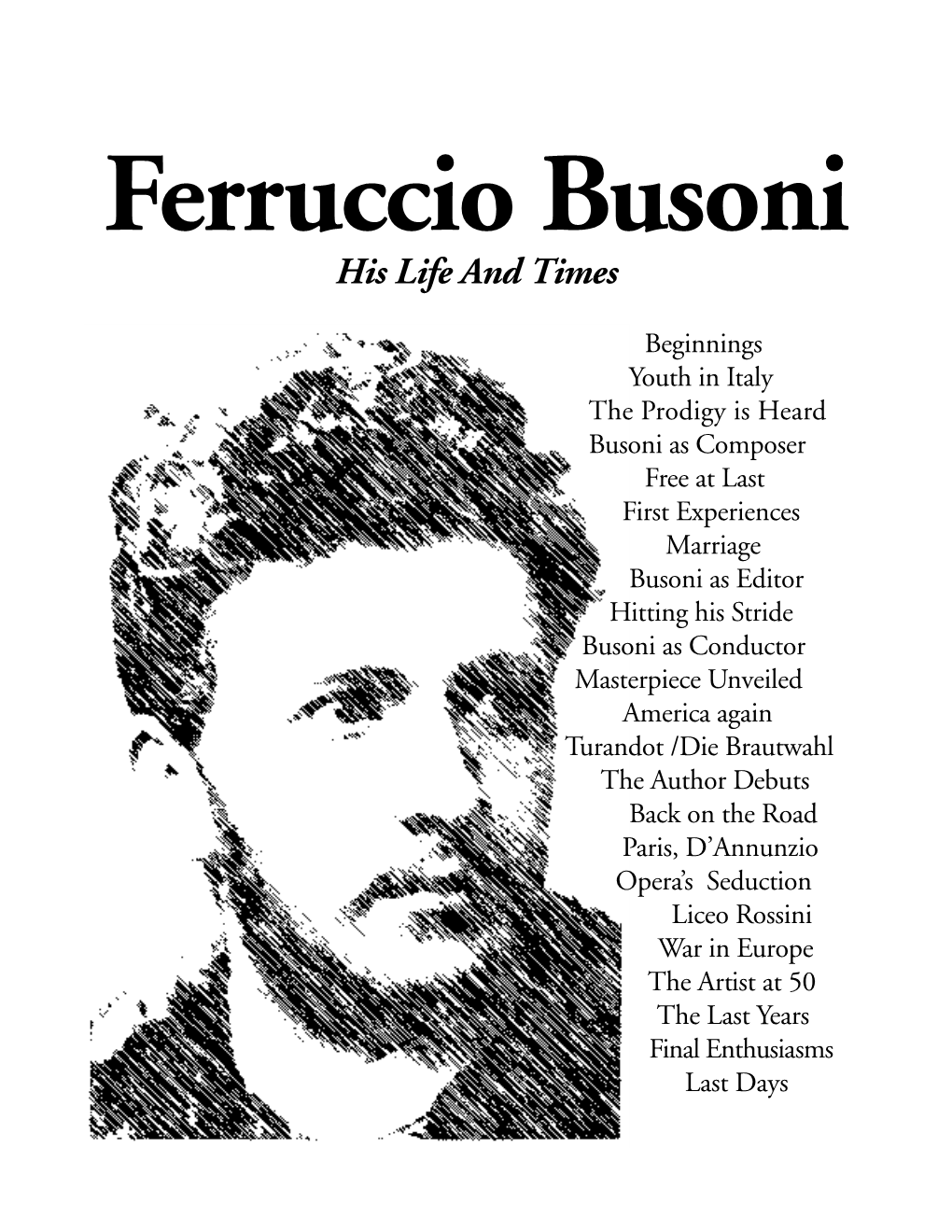 Ferruccio Busoni Biography