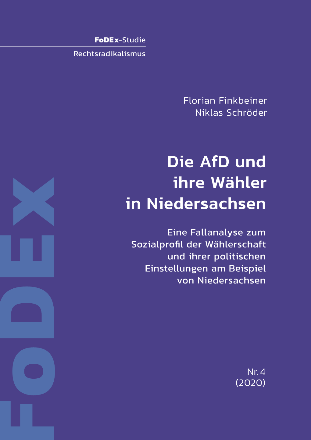 Die Afd Und Ihre Wähler in Niedersachsen