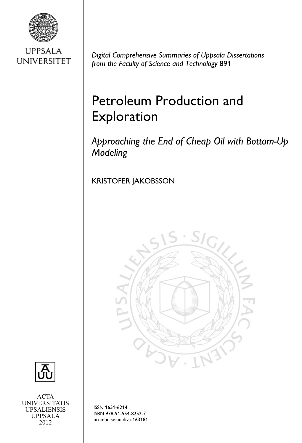 Petroleum Production and Exploration