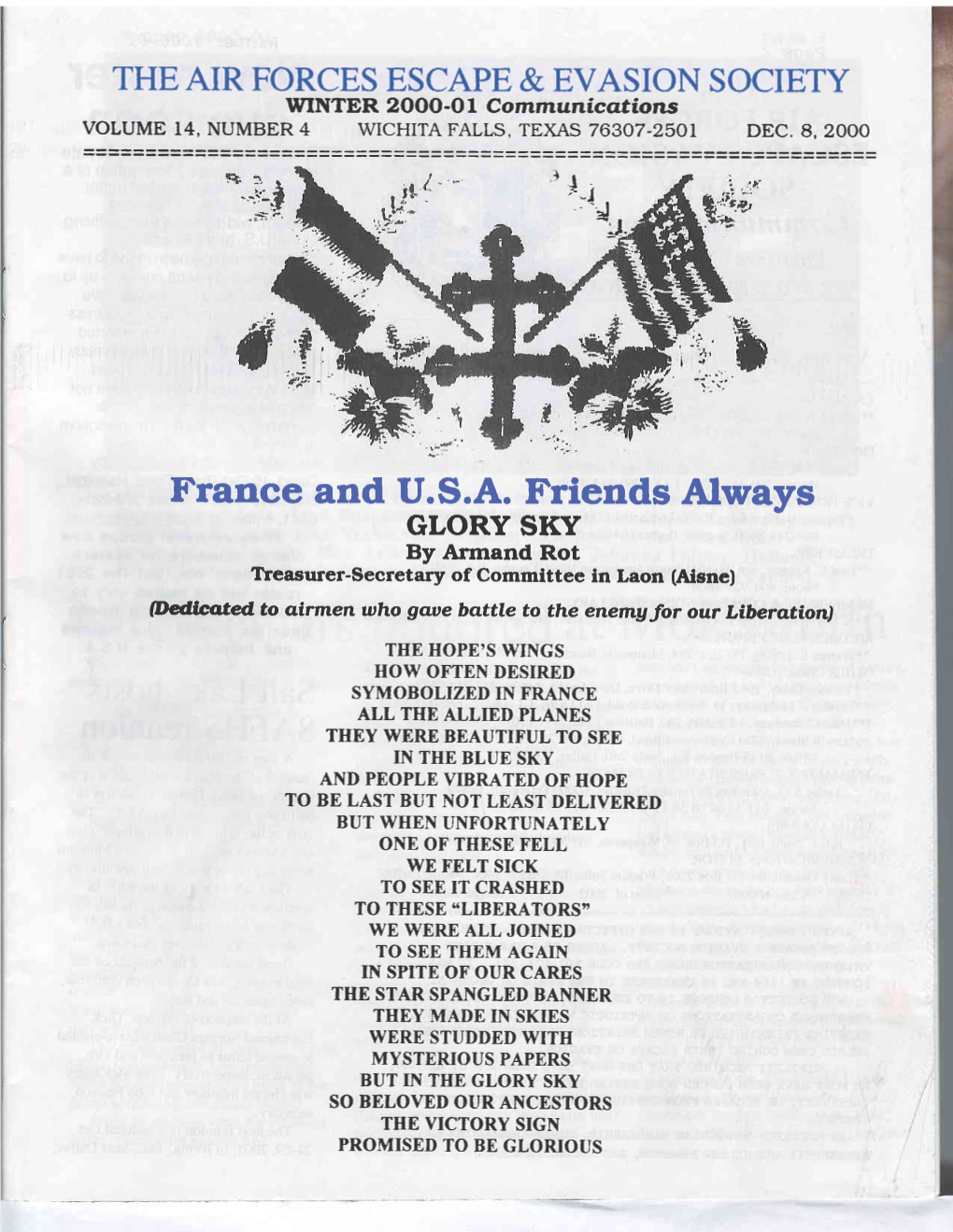 France and II.S.A. Friends Always GLORY SKY