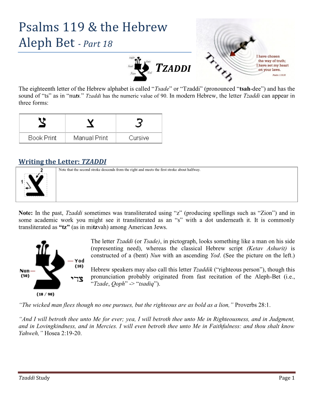 Psalms 119 & the Hebrew Aleph