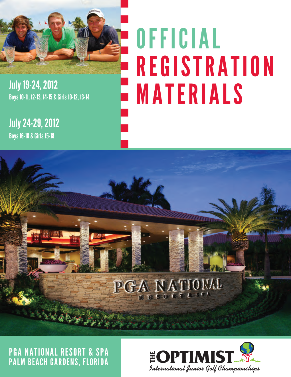 Official Registration Materials