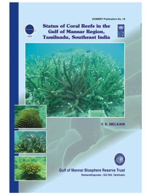 Coral Reefs in the Gulf of Mannar Region, Tamil Nadu, Southeast India