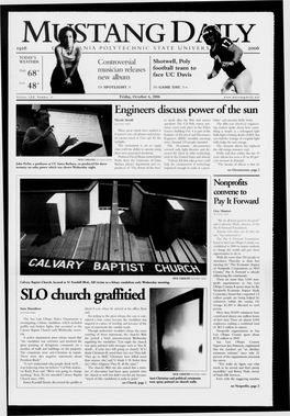 Mustang Daily, October 6, 2006
