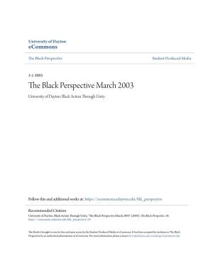 The Black Perspective March 2003
