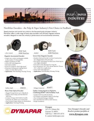 Pulp & Paper Industry's