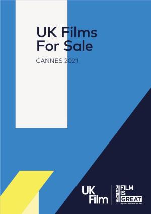 1. UK Films for Sale Cannes 2021