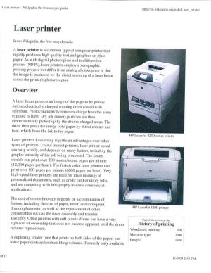 Laser Printer - Wikipedia, the Free Encyclopedia
