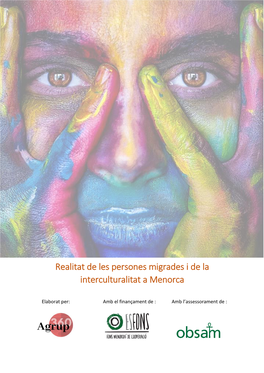 Realitat De Les Persones Migrades I De La Interculturalitat a Menorca