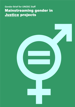 Mainstreaming Gender in Justice Projects